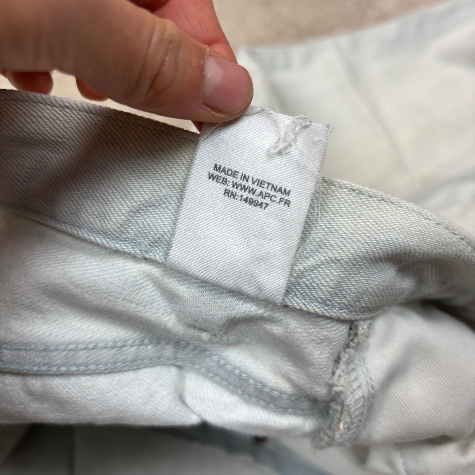 A.P.C. A.P.C. Low Standard Jeans Men's 31x30 Light Wash Size US 31 - 11 Thumbnail