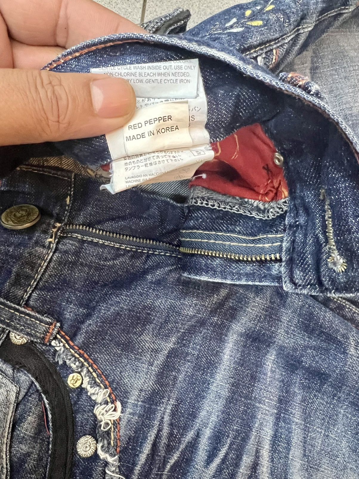 Hysteric Glamour Redpepper Seditionaries Distressed Jeans Size US 32 / EU 48 - 12 Thumbnail