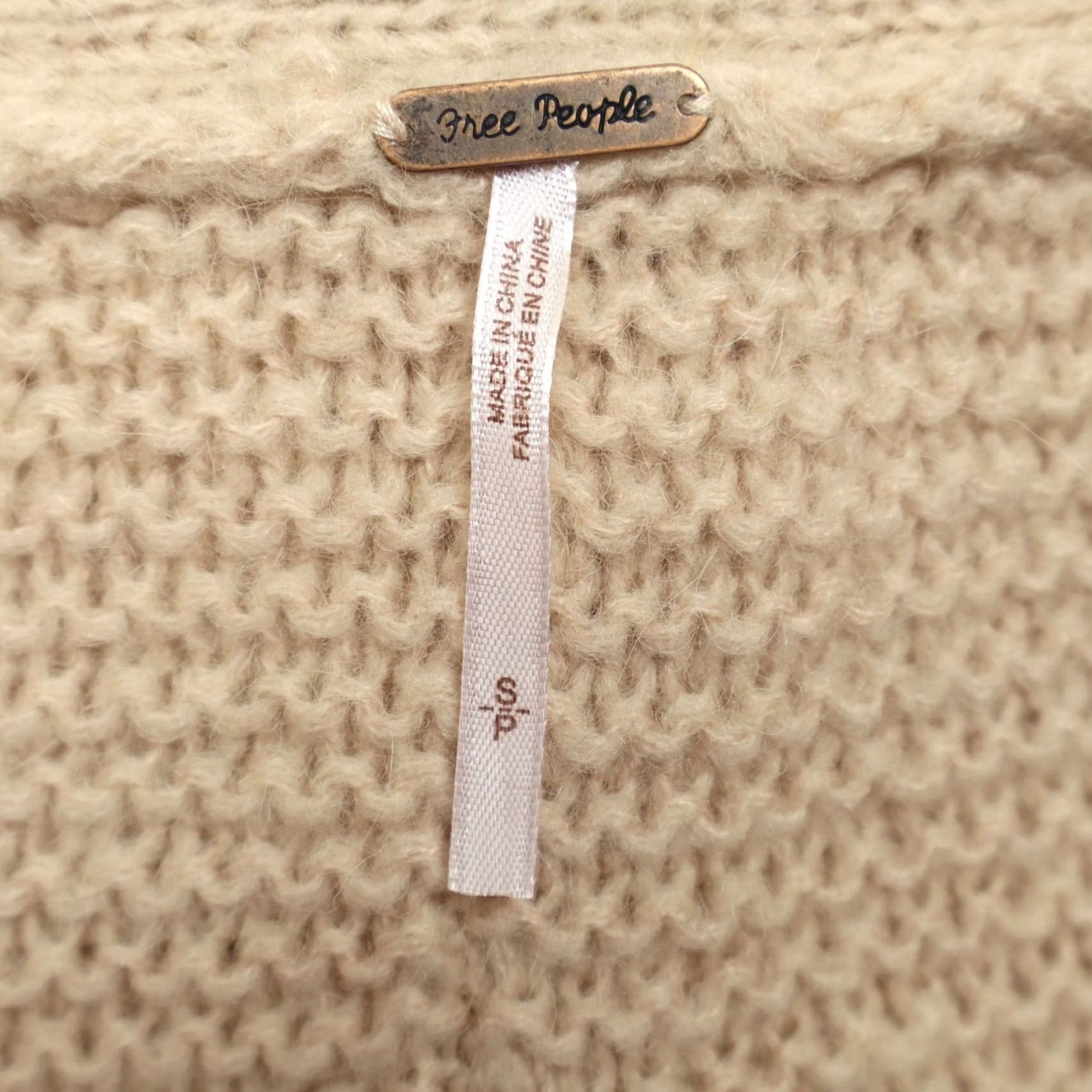 Free People Free People V-Neck Pullover Sweater Oversized Knit Pink Acrylic Wool Blend S Womens Pullover IDK Size S / US 4 / IT 40 - 5 Thumbnail