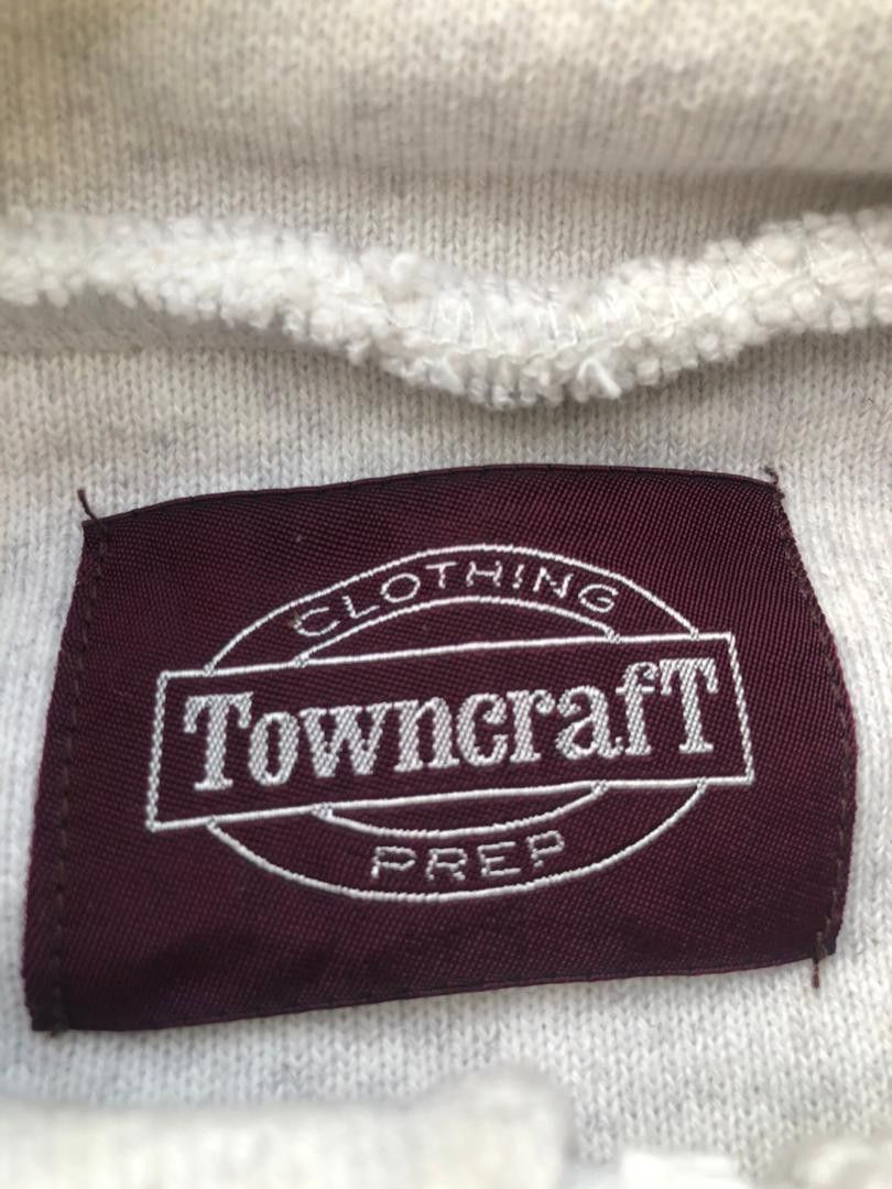 Towncraft Vintage Towncraft "Peace And Flower" Half-Zip Sweatshirt Size US XXL / EU 58 / 5 - 3 Thumbnail
