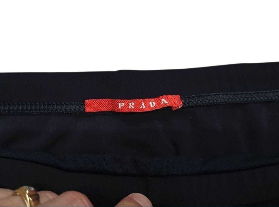 Prada Prada Swim Trunks Shorts Vintage Red Tab Size ONE SIZE - 4 Thumbnail