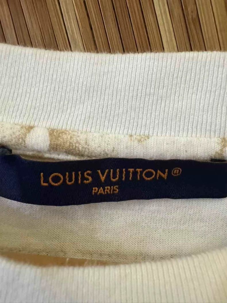 Louis Vuitton Louis Vuitton Beige presbyopic full print short sleeve Size US XXL / EU 58 / 5 - 4 Thumbnail