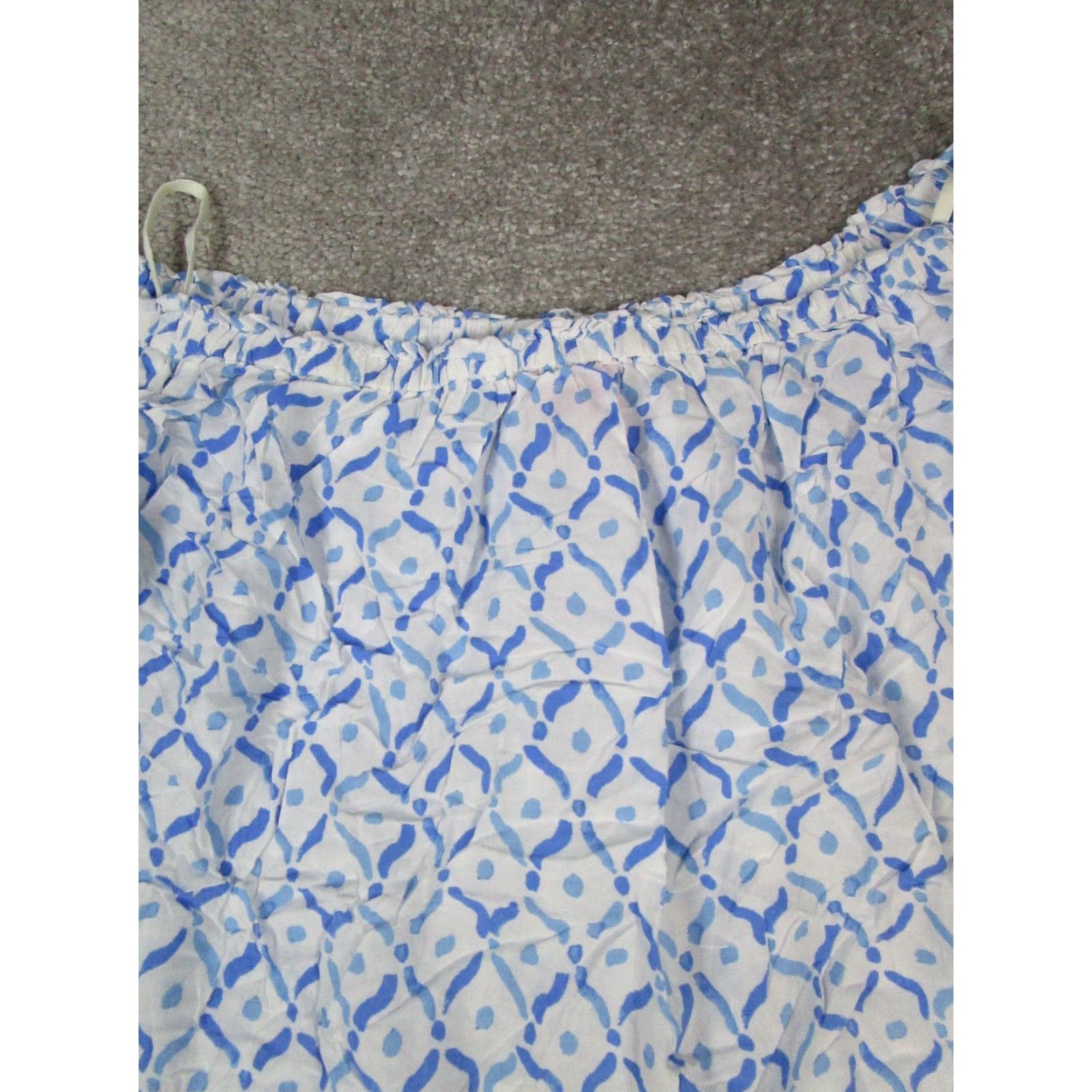 Lilly Pulitzer Lilly Pulitzer Shirt Womens Small Blue White Blouse Size S / US 4 / IT 40 - 2 Thumbnail