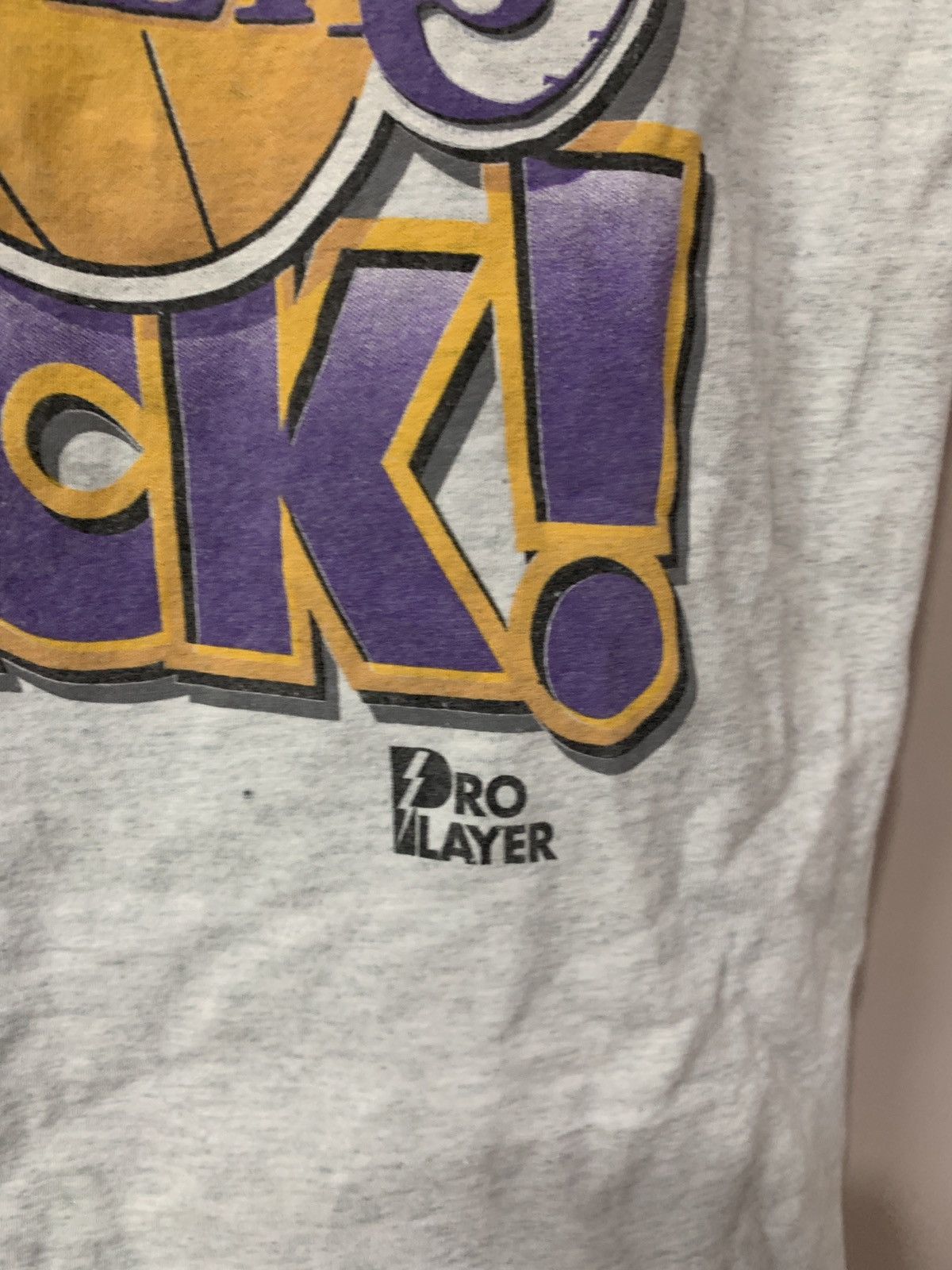 NBA Los Angeles Lakers Vintage T Shirt Pro Player Retro Size L Size US L / EU 52-54 / 3 - 9 Thumbnail