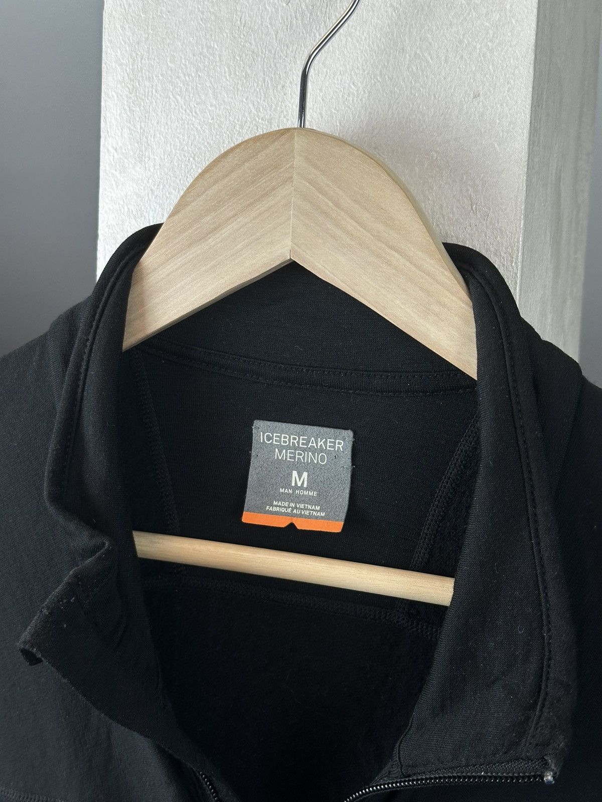 Icebreaker Ice Breaker Zip Black Merino Wool Jumper Thermo Size US M / EU 48-50 / 2 - 6 Thumbnail