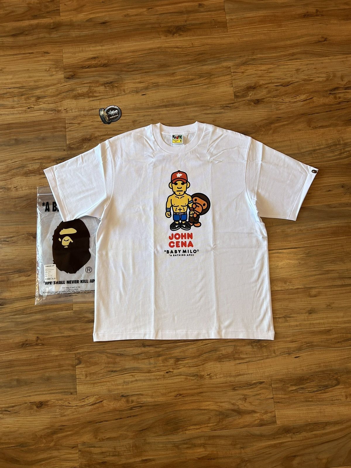 Bape BAPE X WWE John Cena Baby Milo Tee Size US M / EU 48-50 / 2 - 3 Thumbnail