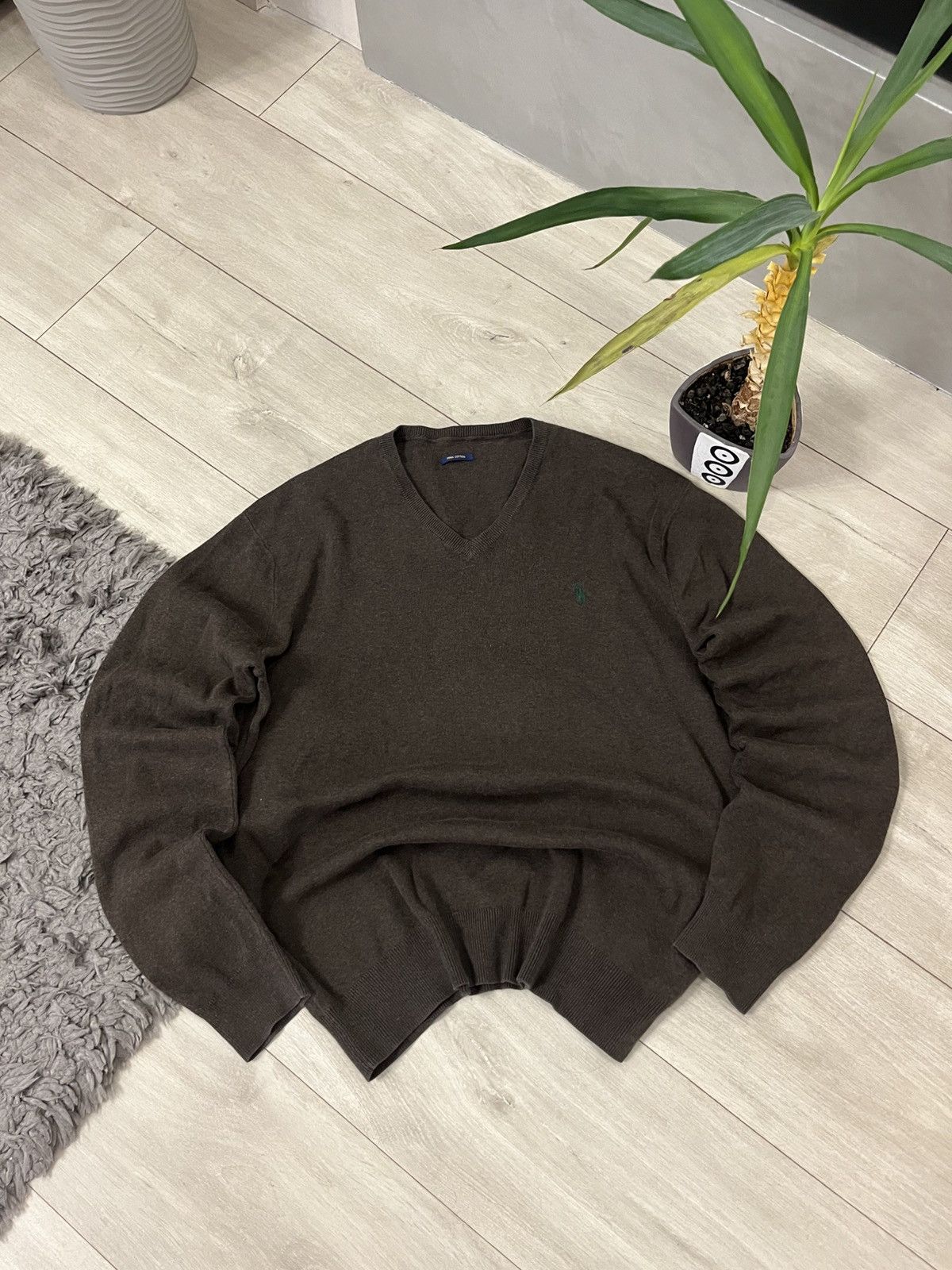 Polo Ralph Lauren 🔥90’s Ralph Lauren Polo Cable Knit Sweater Y2K Jumper Boxy Size US M / EU 48-50 / 2 - 8 Thumbnail