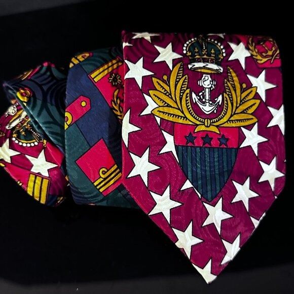 Dolce & Gabbana Dolce & Gabbana Tie Extraordinary Peek a Boo Pin Up Girl Med Size ONE SIZE - 3 Thumbnail
