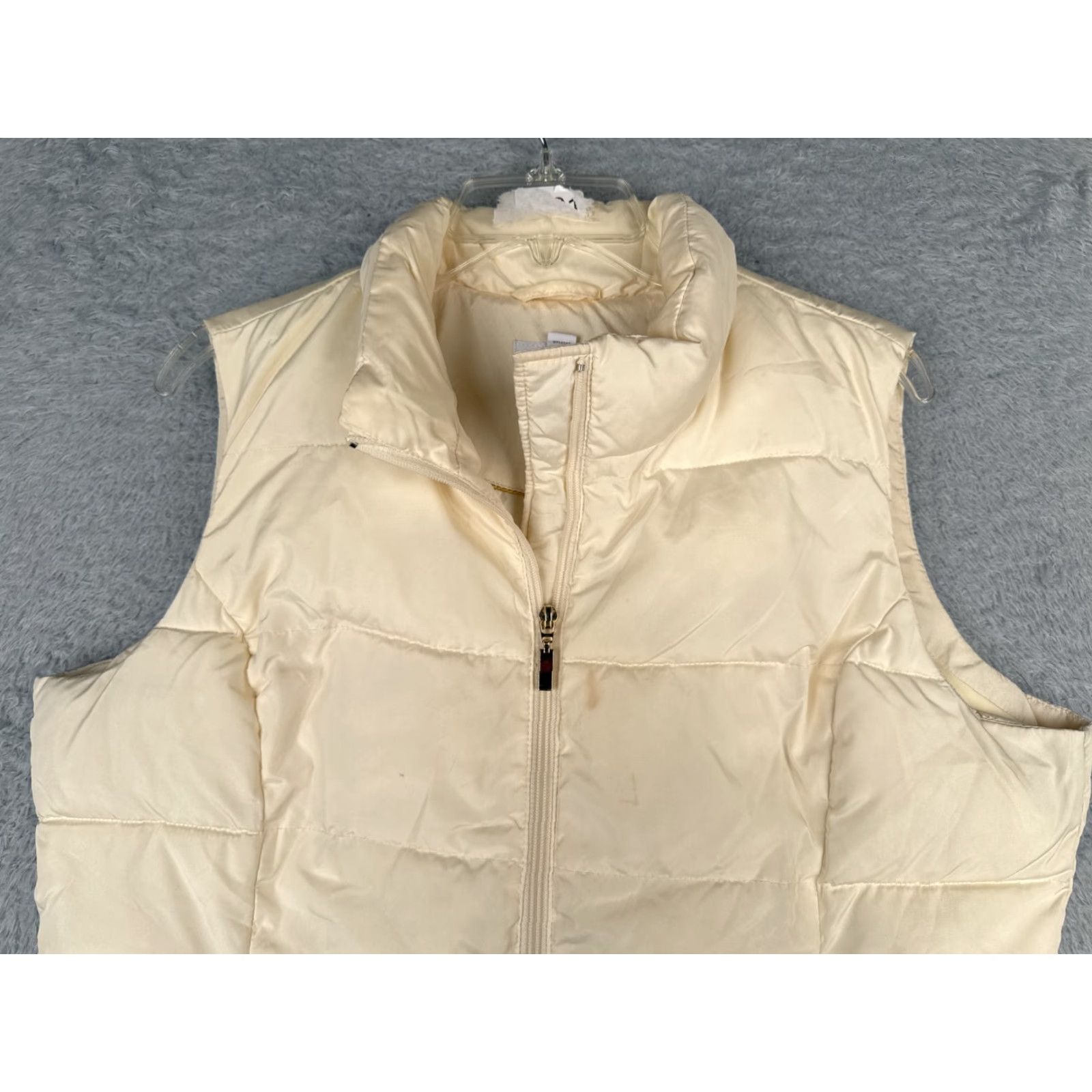Charter Club Charter Club Vest Womens Large Yellow Puffter Style Polyester Shell Insulated Size L / US 10 / IT 46 - 4 Thumbnail