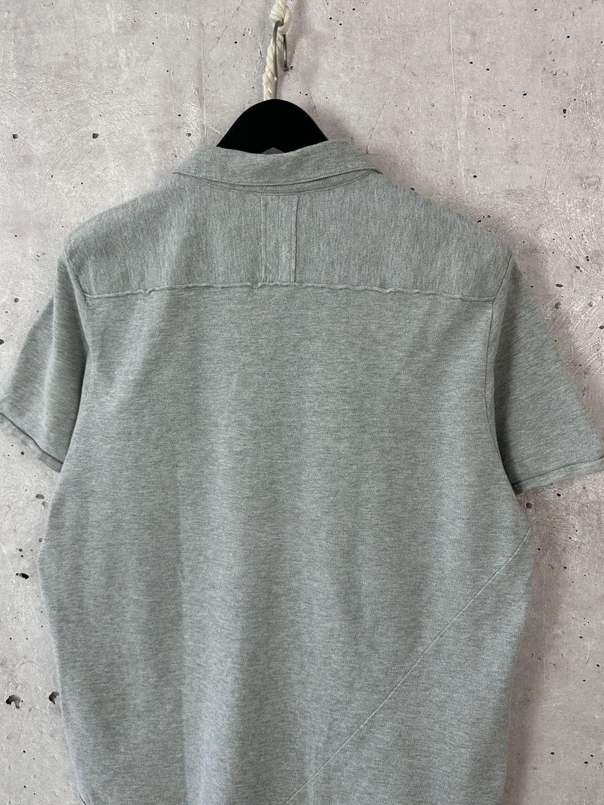 Allsaints × Vintage AllSaints Grey Cotton Short Sleeve Size XXL Polo Size US XL / EU 56 / 4 - 9 Thumbnail