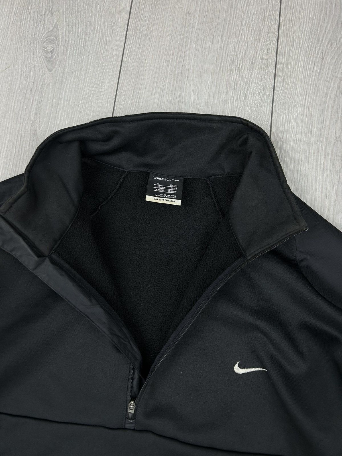 Nike × Vintage Nike Vintage Drill Anorak Black Jacket Size XL Size US XL / EU 56 / 4 - 5 Thumbnail