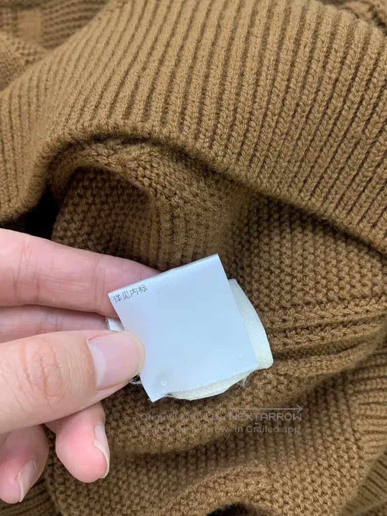 Hermes Hermes Brown textured sweater Size XS / US 0-2 / IT 36-38 - 6 Thumbnail