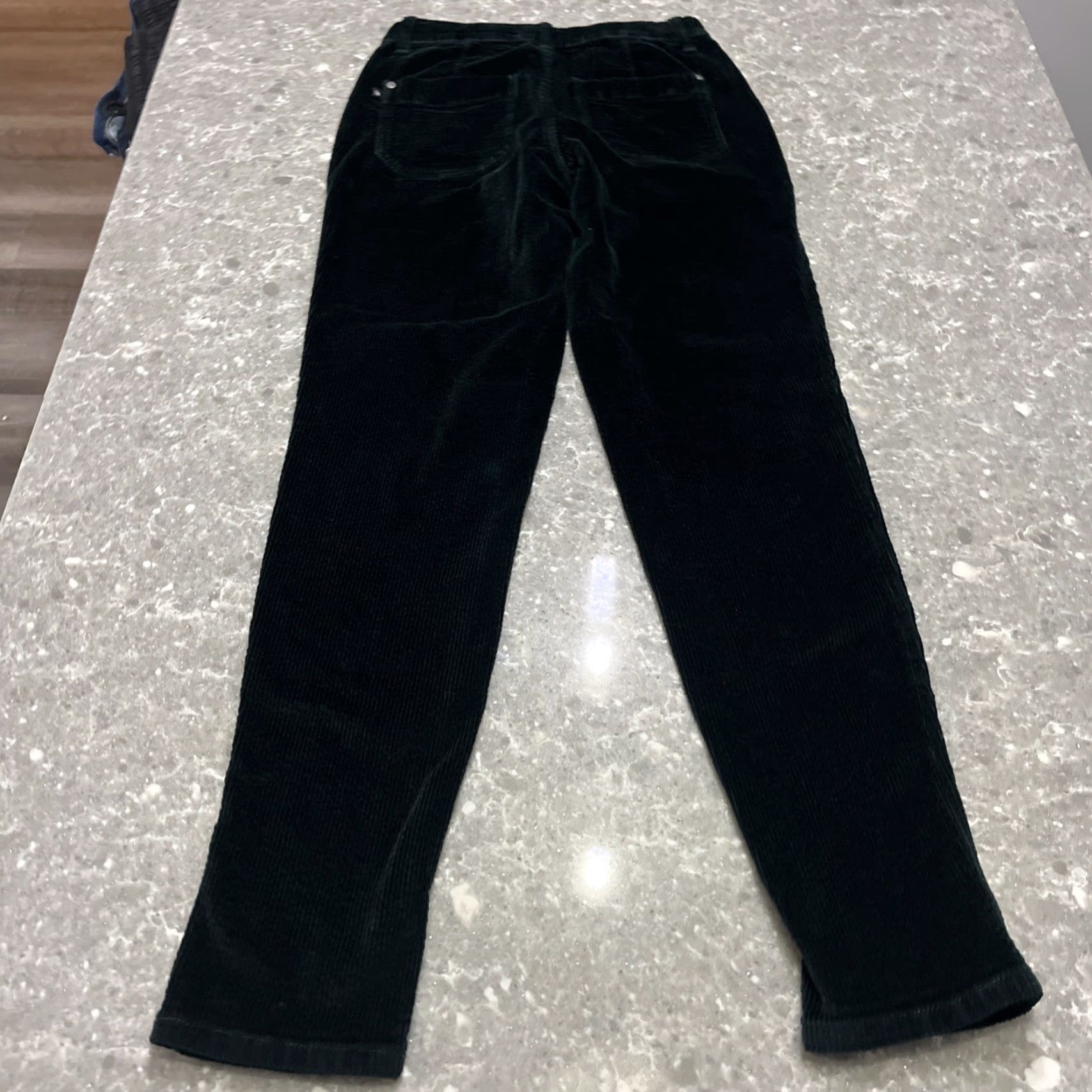 Judy Blue Jogger Pants 28x32 Dark Green Corduroy Straight Stretch Cotton Spandex Woman Casual Vintage: No
