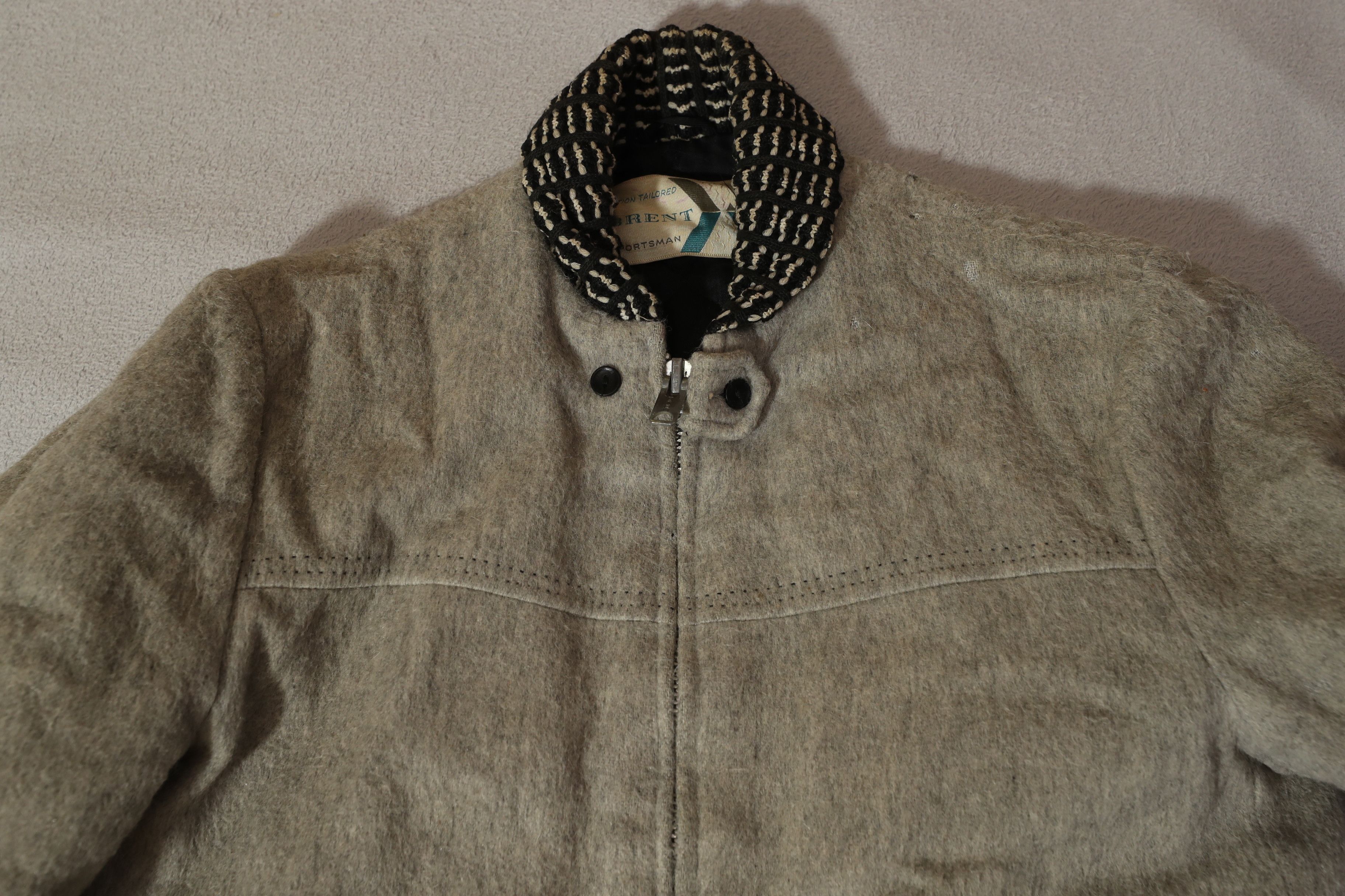 Vintage Vintage Brent 1950s/60s Quilted Lined Jacket (M/L) Size US L / EU 52-54 / 3 - 9 Thumbnail