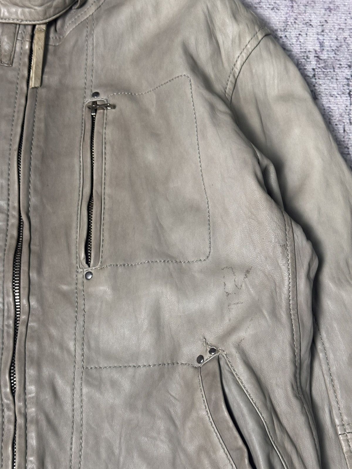 Unknown London Unknown London Leather Biker Jacket Size US M / EU 48-50 / 2 - 5 Thumbnail