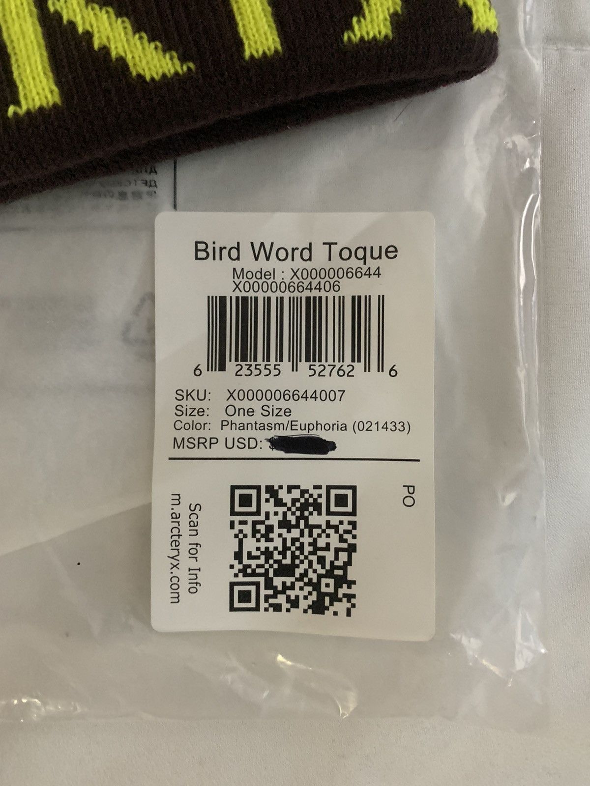 Arc'teryx Arc'teryx Bird Word Toque Size ONE SIZE - 2 Thumbnail