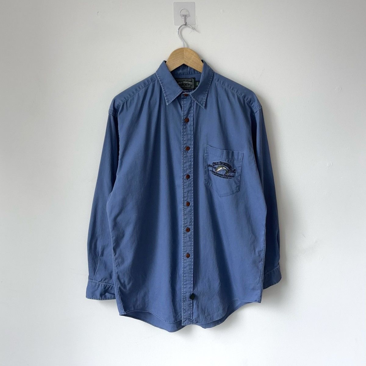Vintage Polo Country Ralph Lauren Sportsman Shirt Fishing