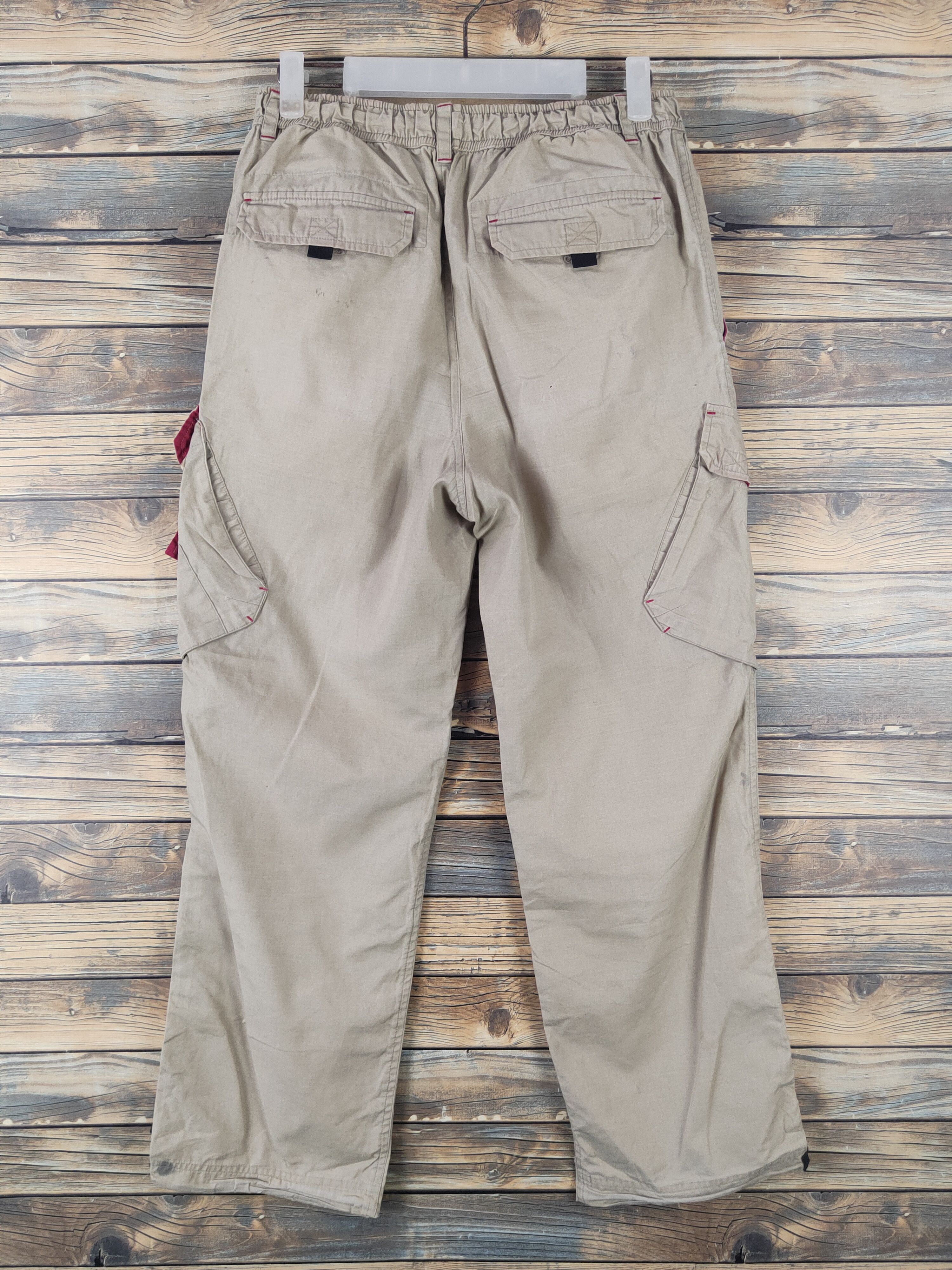 Japanese Brand DL Roller Gear Beige Multipocket Cargo Pants #2126 Size US 28 / EU 44 - 8 Thumbnail
