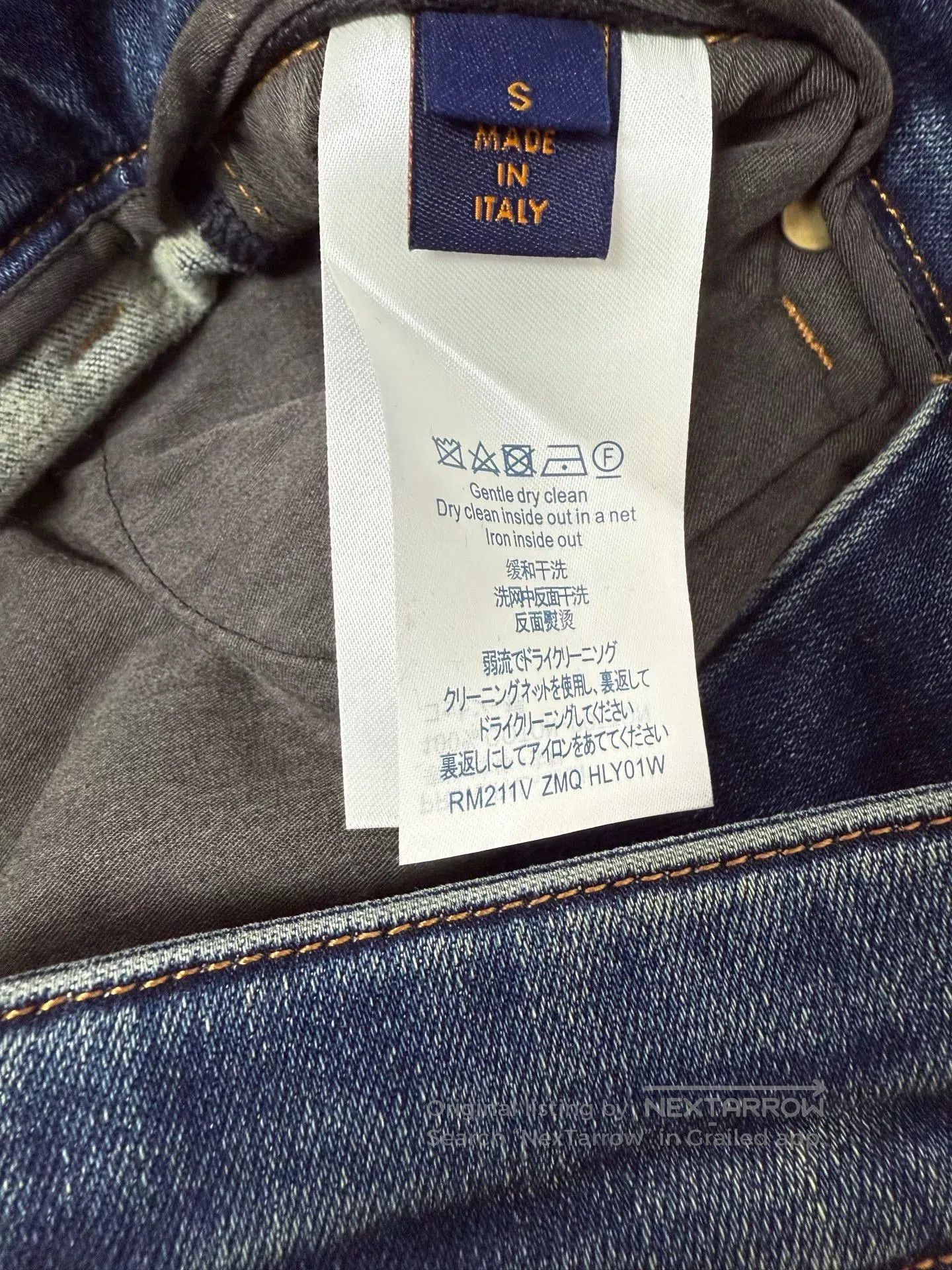 Louis Vuitton Louis Vuitton Blue Retro Jeans. Size 41" - 8 Thumbnail
