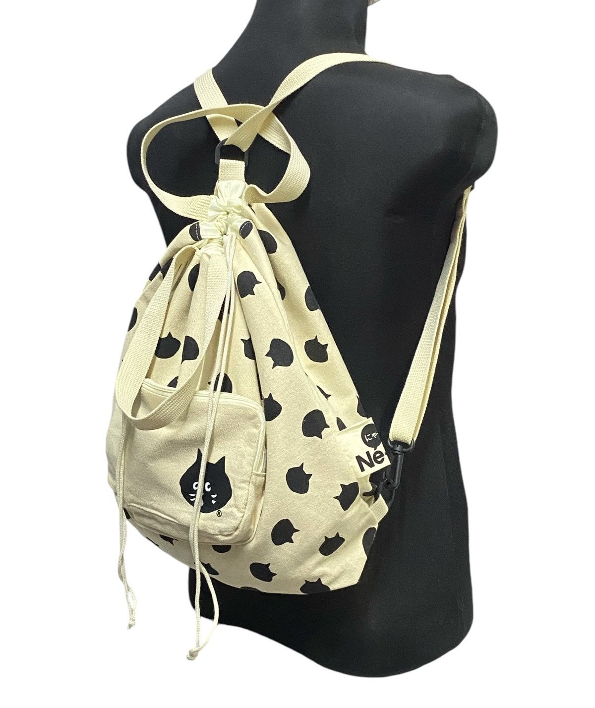 Issey Miyake Ne-Net By Issey Miyake Drawstring Bagpack/Tote Bag Size ONE SIZE - 2 Thumbnail