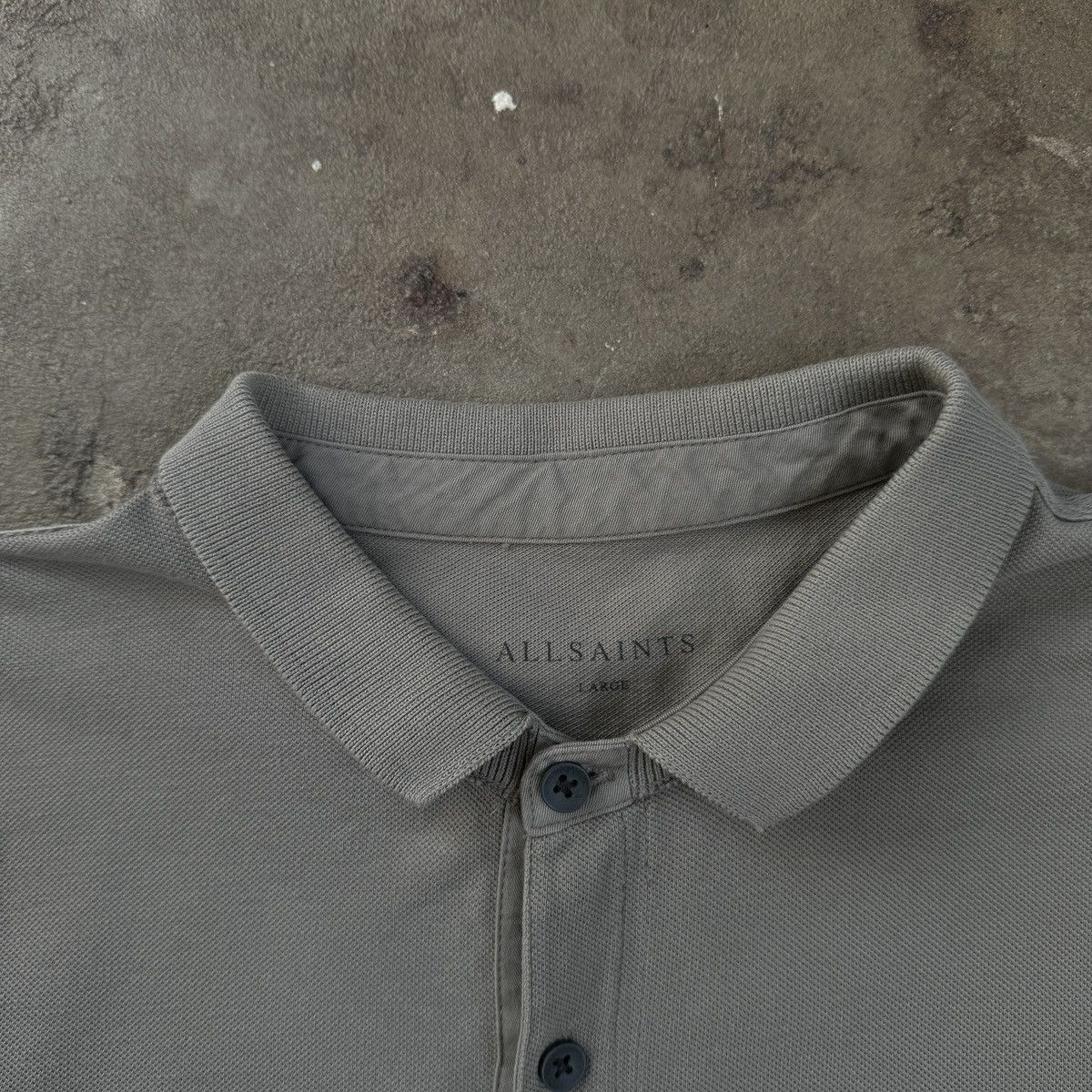 Allsaints Allsaints Basic Polo Long Sleeve Size US L / EU 52-54 / 3 - 3 Thumbnail