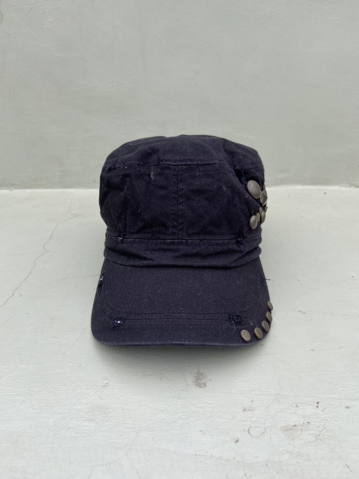 If Six Was Nine 2000s ace caps patrol hat studded with iron buttons Size ONE SIZE - 3 Thumbnail