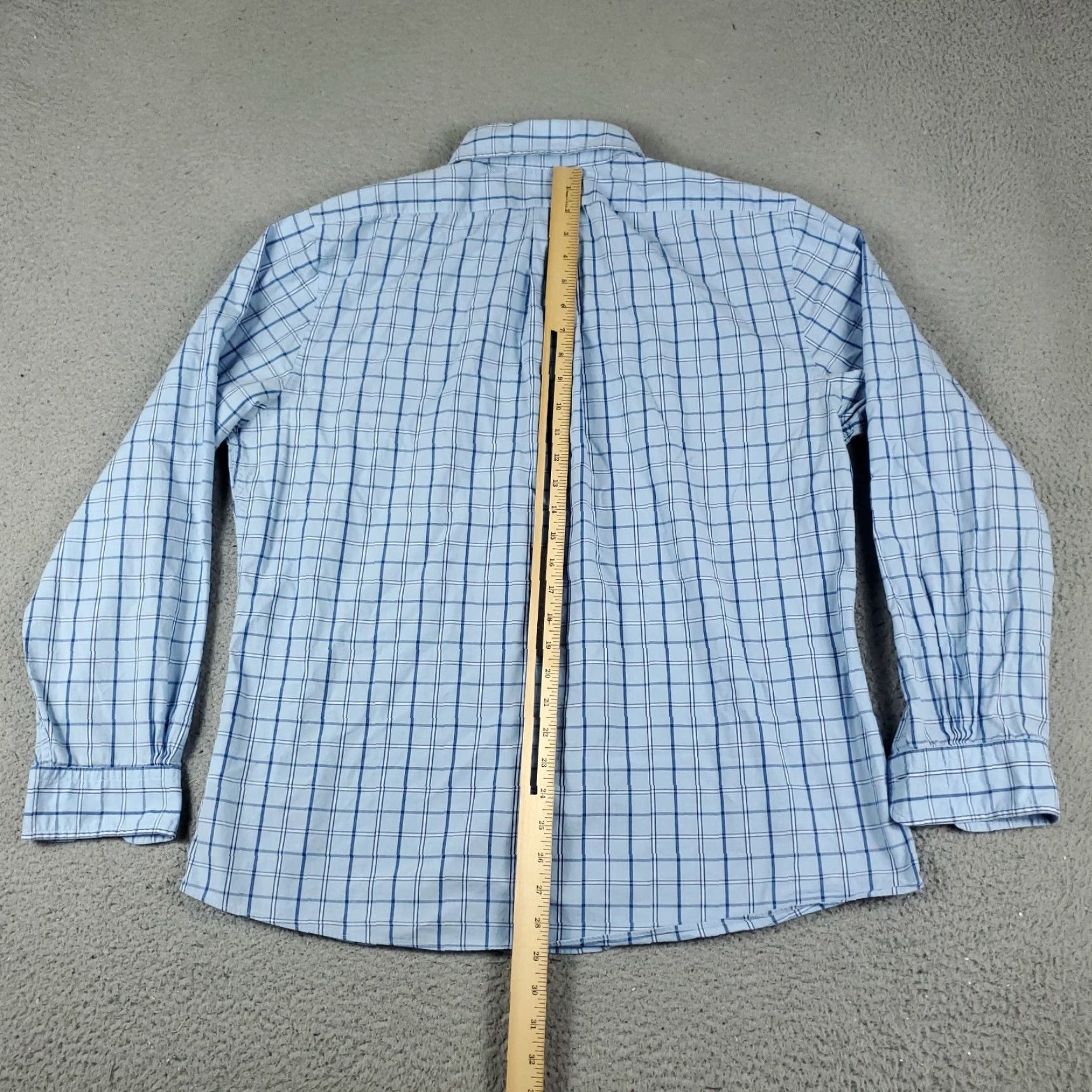 Brooks Brothers Brooks Brothers Button-Up Shirt Mens Large Blue Check Long Sleeve Casual Woven Cotton Size US L / EU 52-54 / 3 - 5 Thumbnail