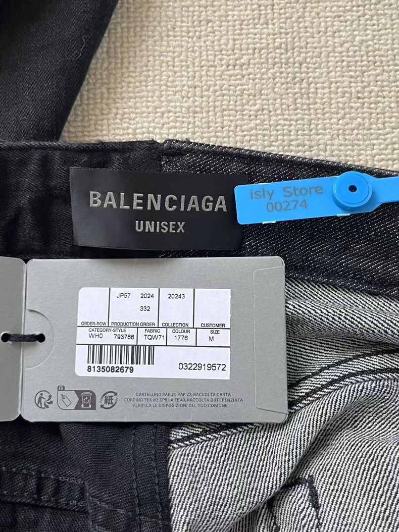 Balenciaga Balenciaga Paneled button side pocket jeans Size US 44 / EU 60 - 4 Thumbnail