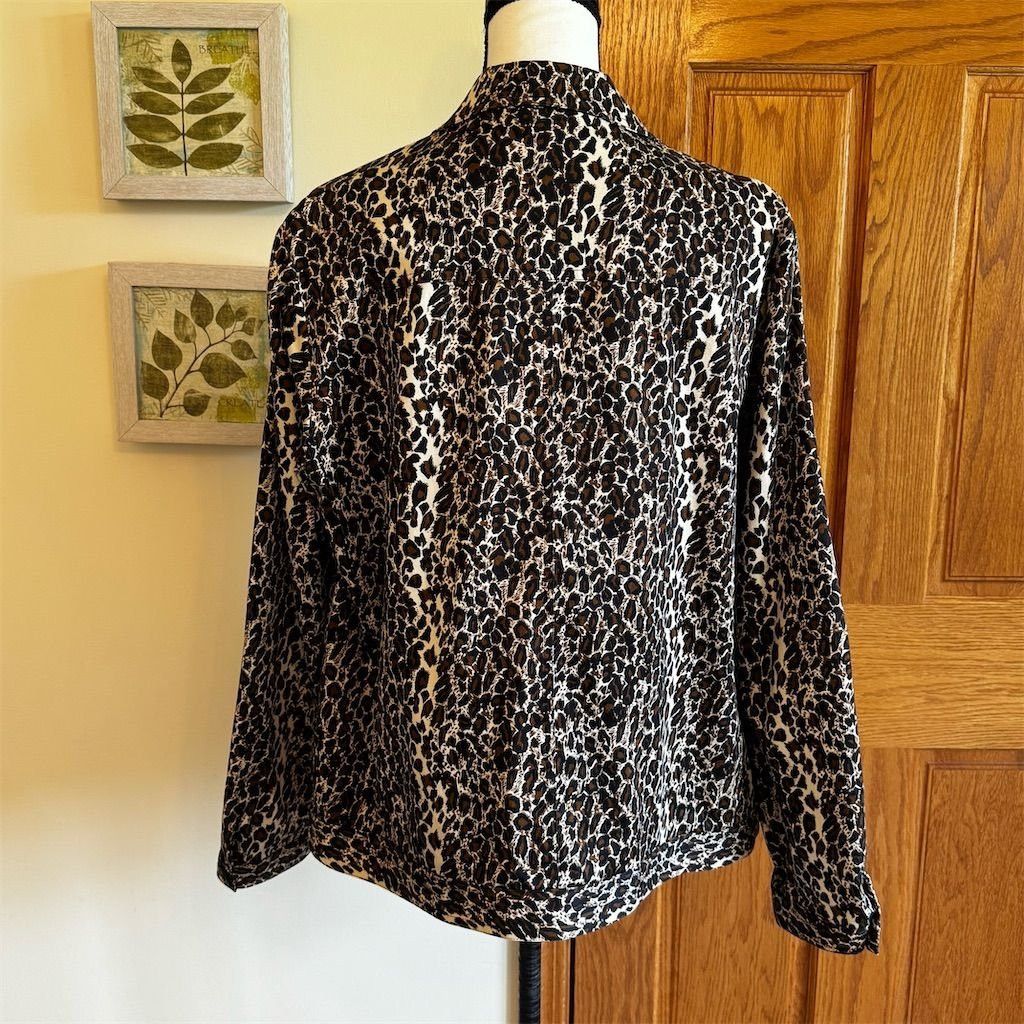 Laura Ashley Women's Laura Ashley XL Animal Print Blazer Jacket Multicol Size XL / US 12-14 / IT 48-50 - 3 Thumbnail