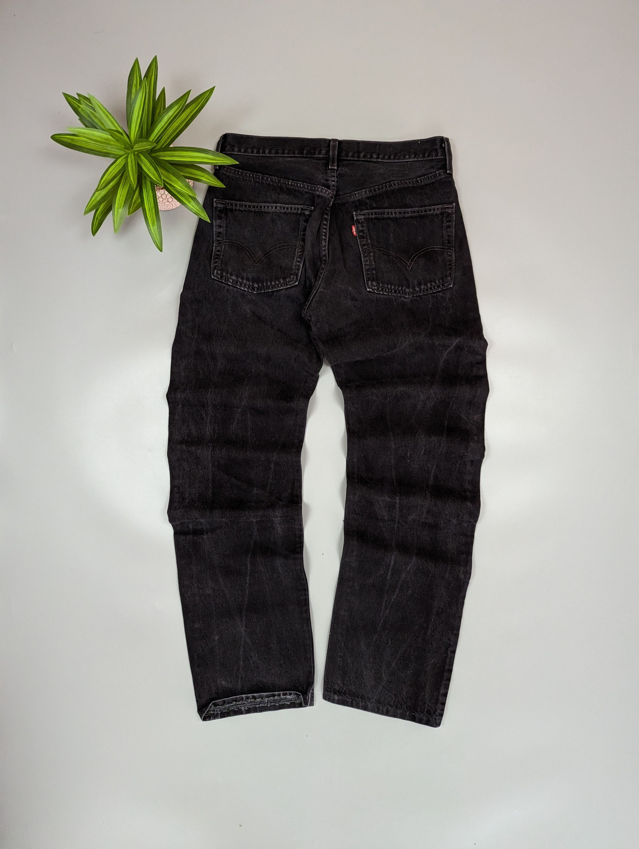 Levi's Vintage Levi's 501 Black Distressed Jeans W31 L34 Faded Size US 31 - 15 Thumbnail