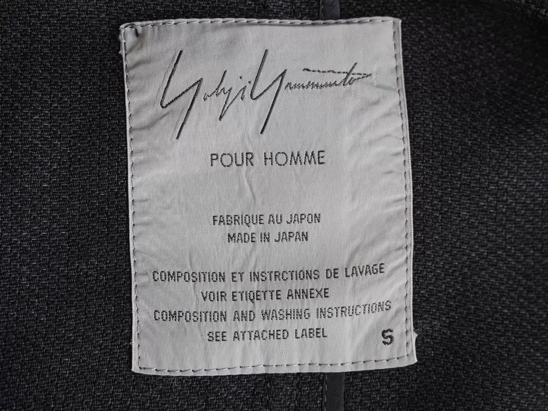 Yohji Yamamoto Yohji Yamamoto 1990SS White Trim Twill Asym Hem Jacket S Size US S / EU 44-46 / 1 - 7 Thumbnail