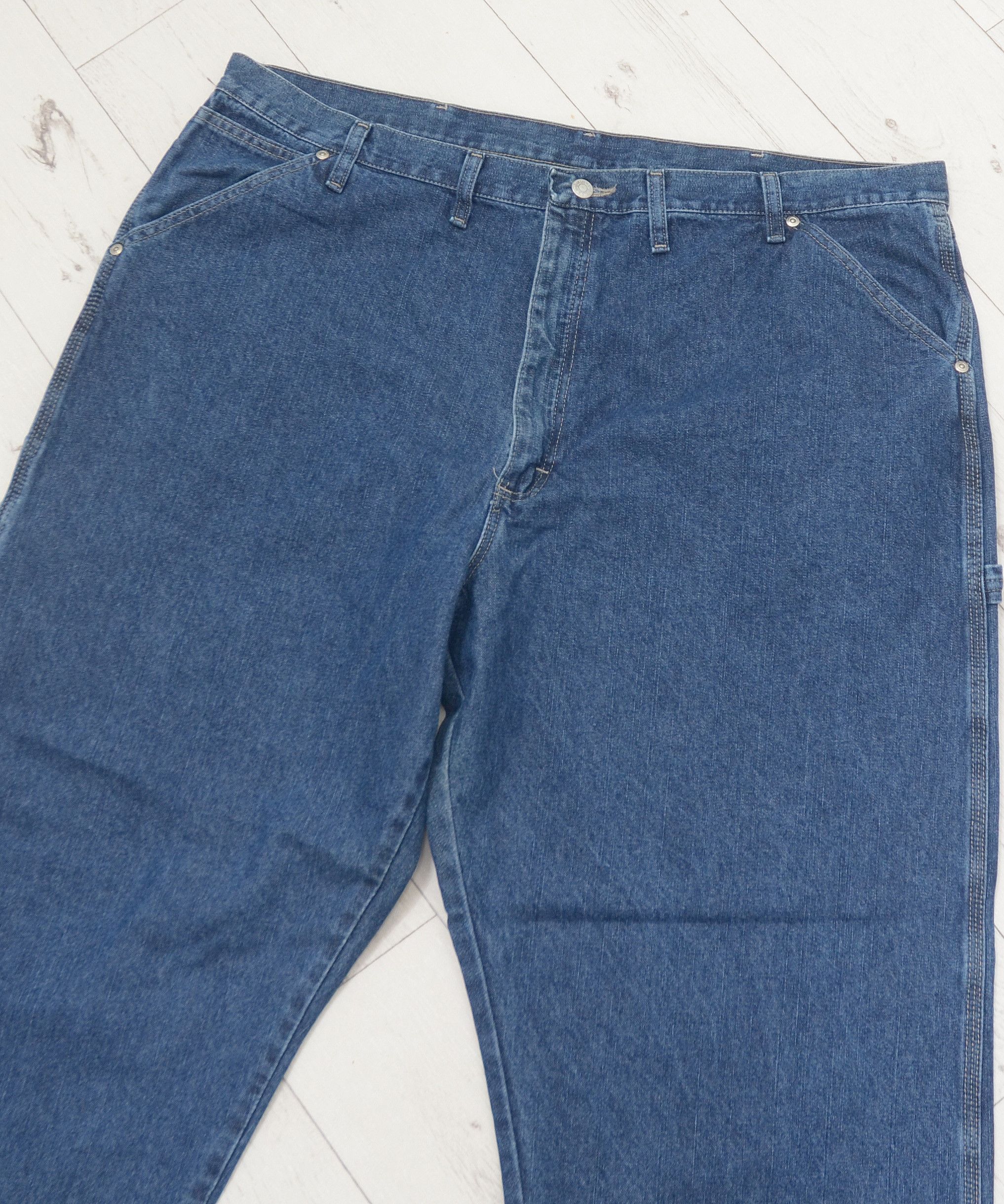 Rap Tees × Vintage × Wrangler Vintage Wrangler Carpenter Jeans Rap Pants Big SIZE Y2K Size US 44 / EU 60 - 2 Thumbnail