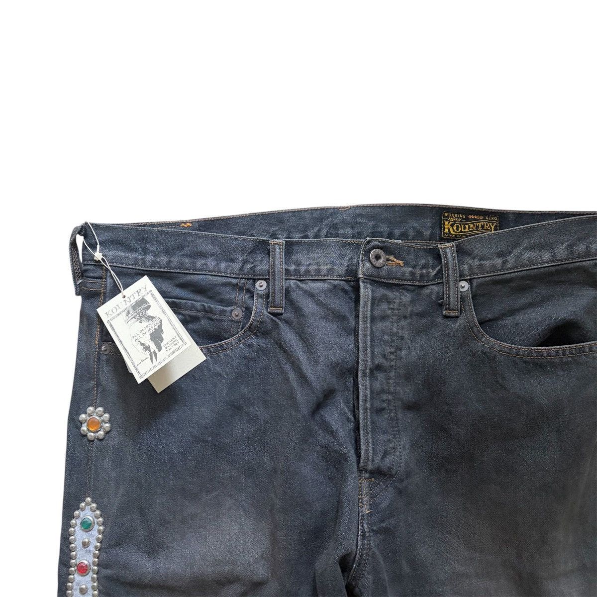 Kapital KAPITAL Studded denim black 36 Size US 36 / EU 52 - 3 Thumbnail