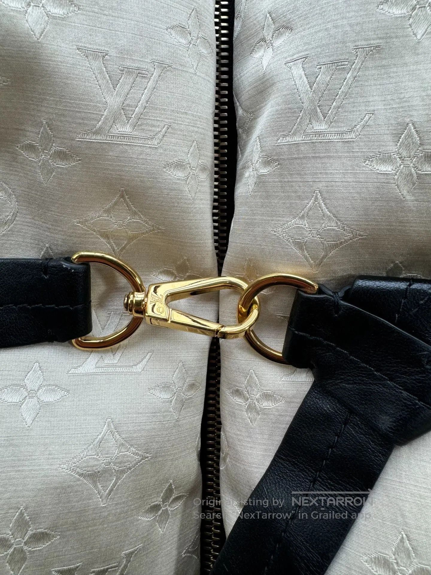 Louis Vuitton Louis Vuitton Beige All-Over Print Down Jacket. Size S / US 4 / IT 40 - 4 Thumbnail