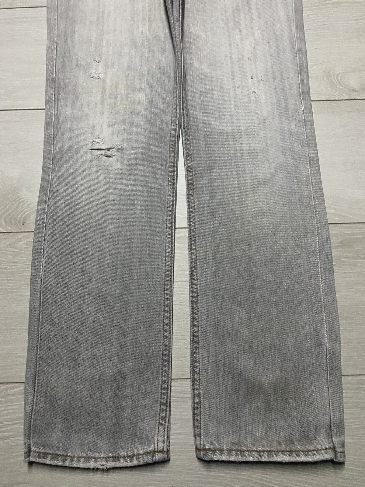 Gap Vintage Gap Denim Grey Distressed Slim Fit Jeans Size US 30 / EU 46 - 5 Thumbnail