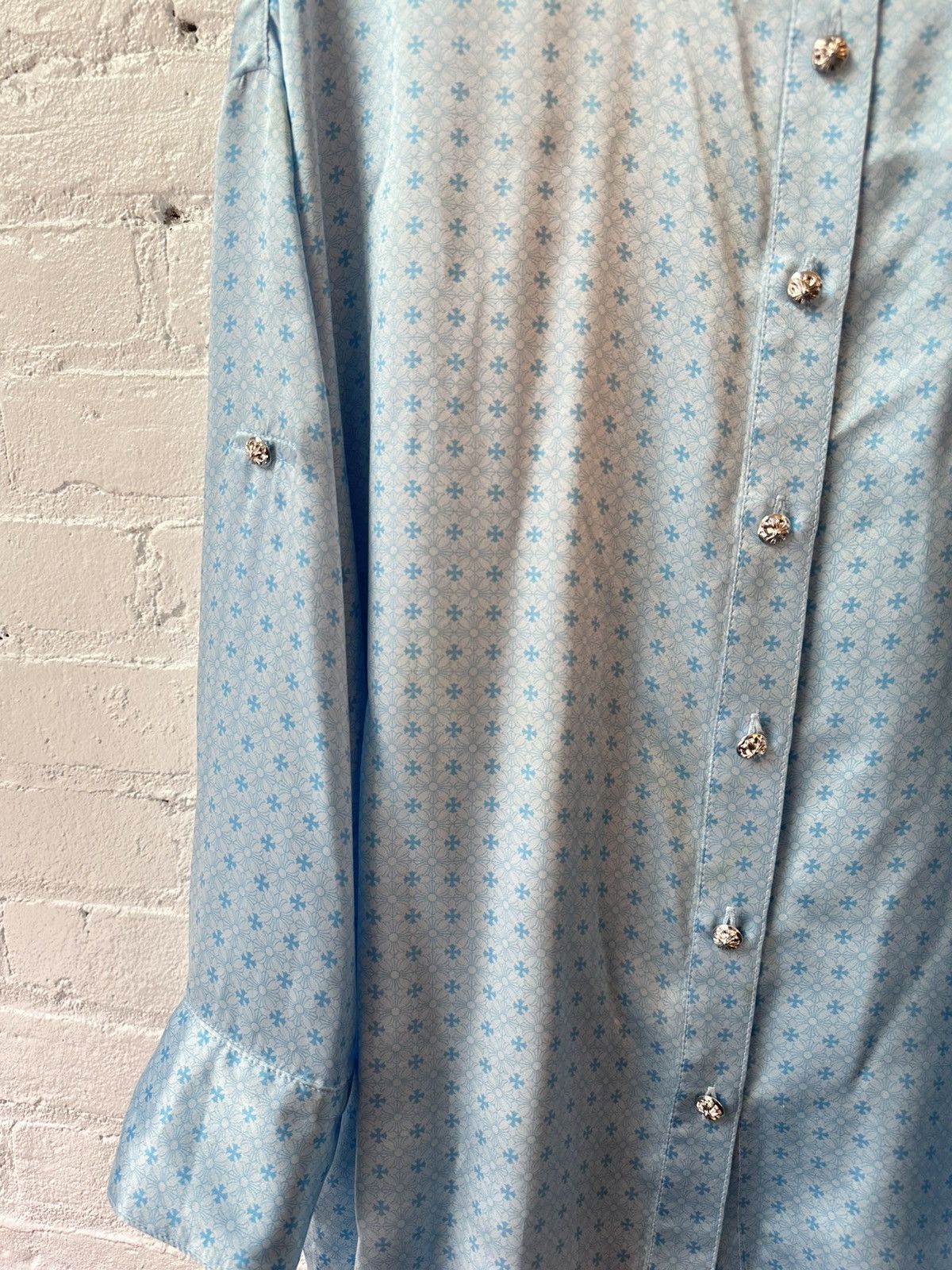 Chrome Hearts CHROME HEARTS ROLLING STONES SILK BUTTON UP M-XL Size US M / EU 48-50 / 2 - 3 Thumbnail