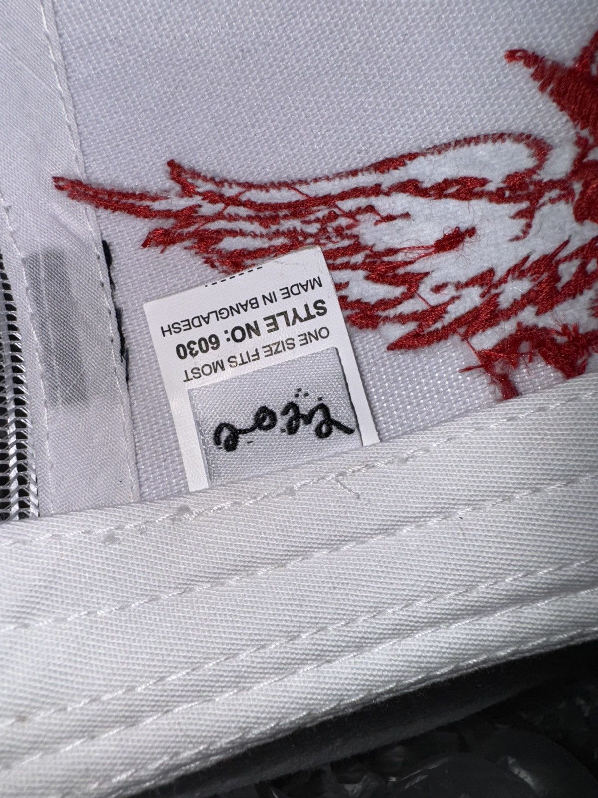 Asspizza × Robins Jeans Asspizza x Robins Jeans Trucker Hat White 2022 Size ONE SIZE - 5 Thumbnail