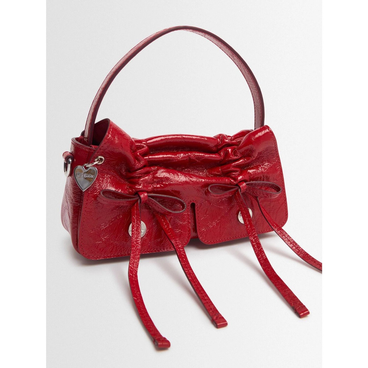 Acne Studios ACNE STUDIOS Multipocket Micro Red Leather Top Handle Bag Ne Size ONE SIZE - 2 Thumbnail