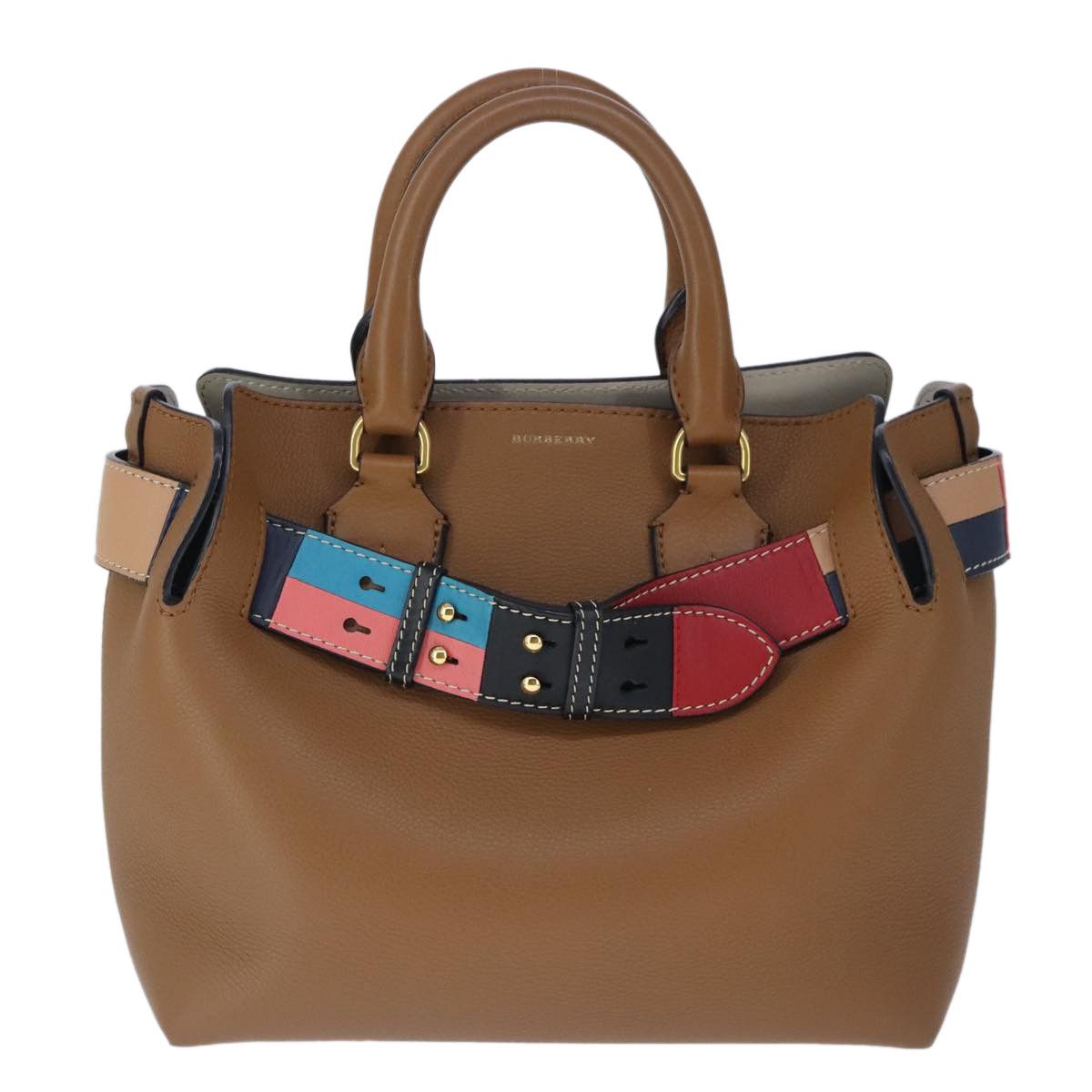 Burberry Belt Bag Brown Leather Handbag (Pre-Owned) Size ONE SIZE - 1 Thumbnail
