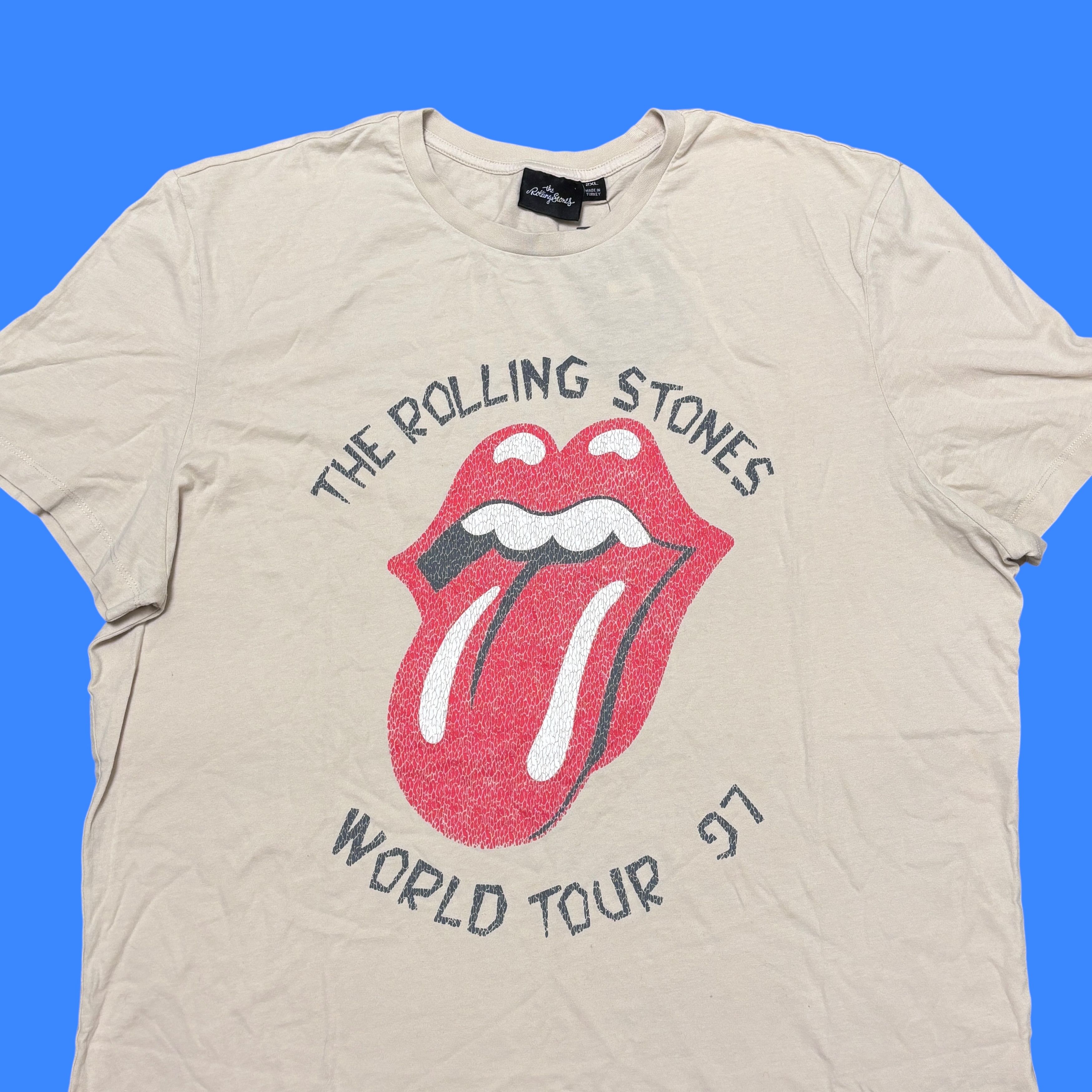 Band Tees Rolling Stones Shirt Tour Concert Rock Band Tee Size US XXL / EU 58 / 5 - 2 Thumbnail
