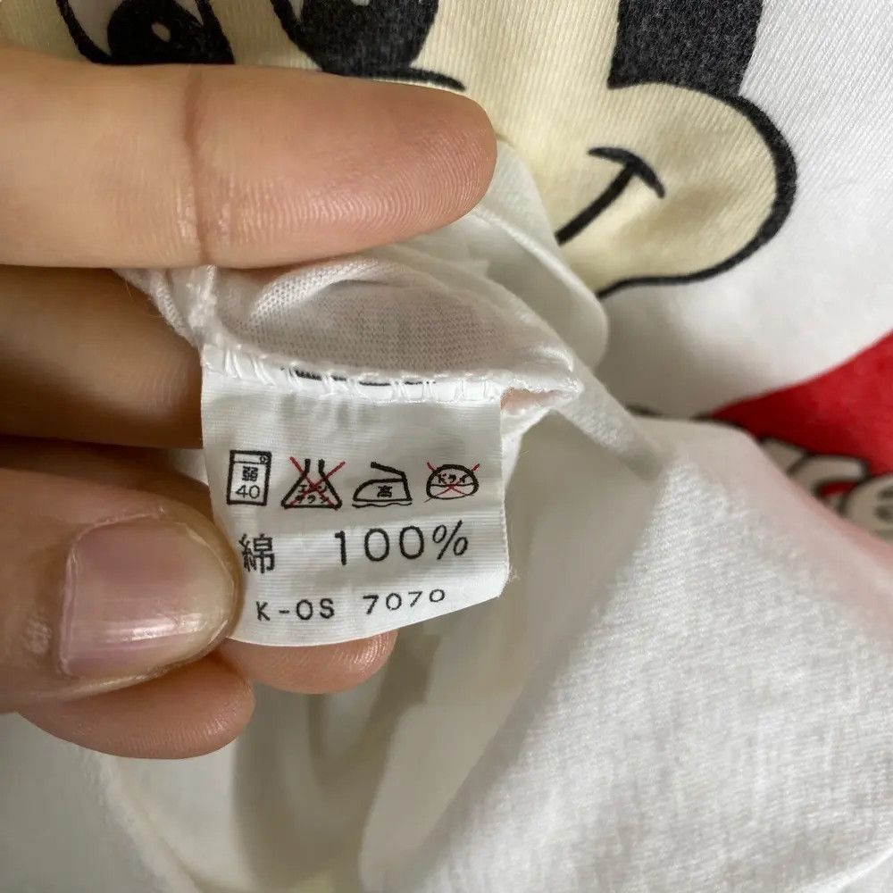 Disney Vintage 80's MICKEY MOUSE Of The World Cartoon Graphic Size US M / EU 48-50 / 2 - 7 Thumbnail