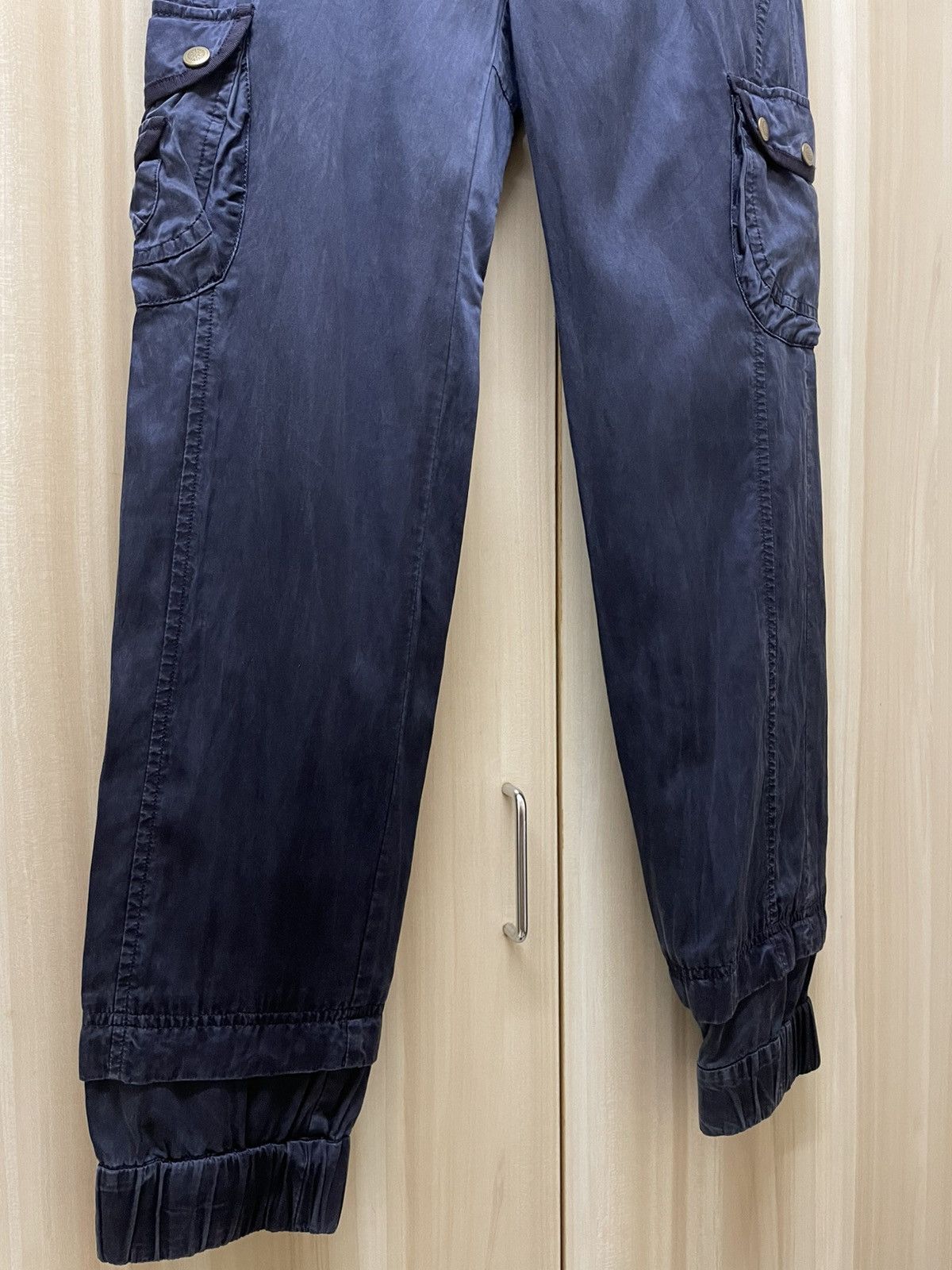 Japanese Brand Gallarda Galante Cotton Silk Cargo Jogger Pants Size 29" - 4 Thumbnail