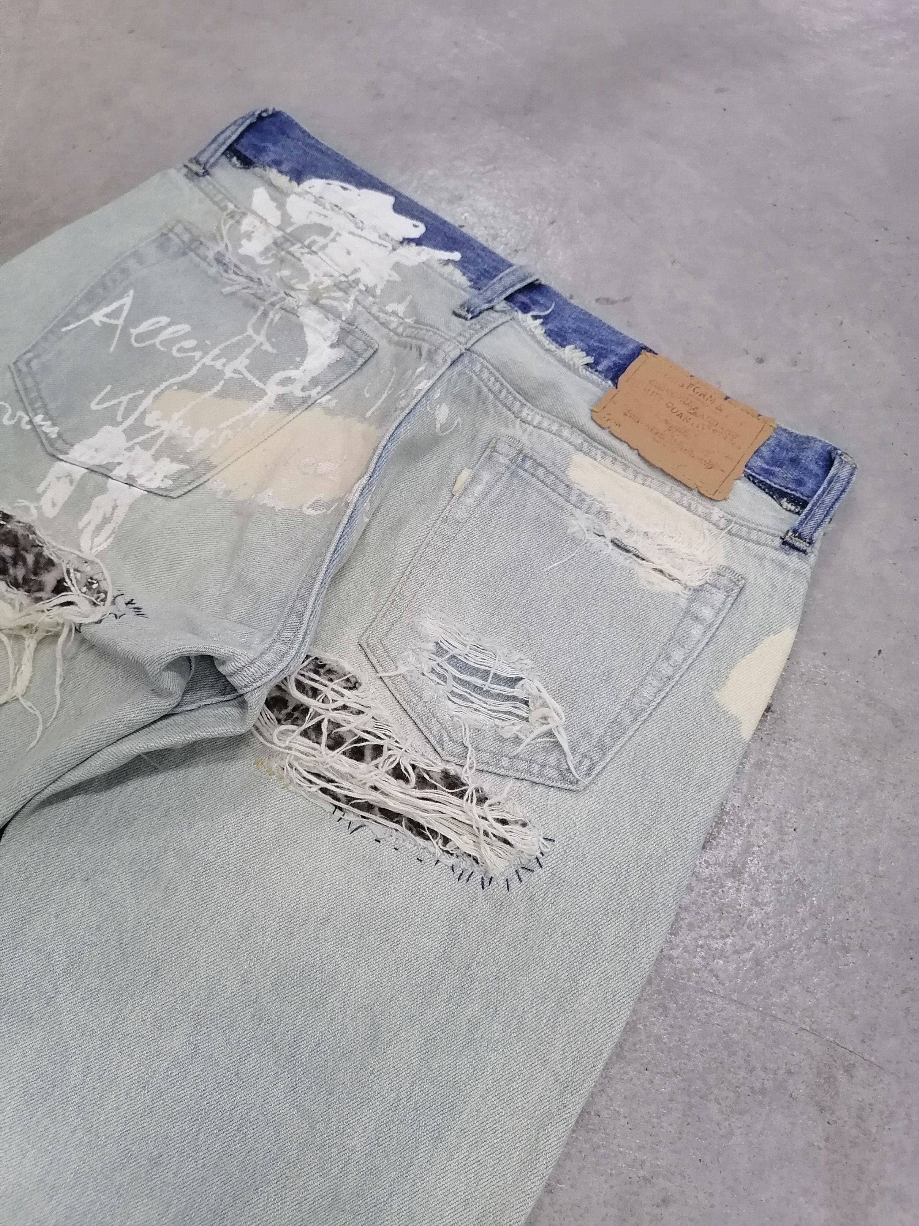 If Six Was Nine × Japanese Brand Destroy Jeans RNA Distressed Denim Pants Size US 29 - 11 Thumbnail