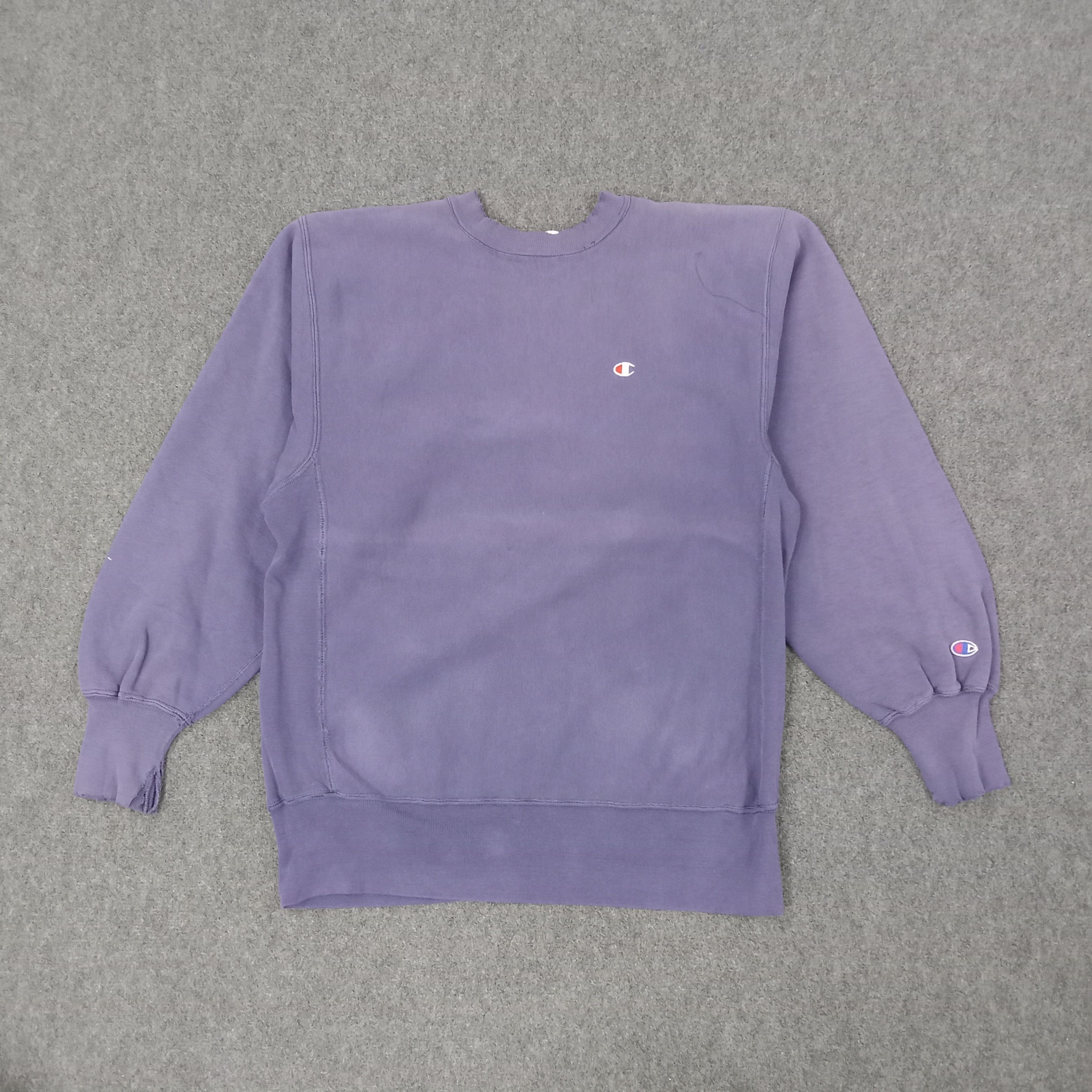 Champion × Vintage Champion Reverse Weave Distressed Sweatshirt Size US L / EU 52-54 / 3 - 1 Thumbnail