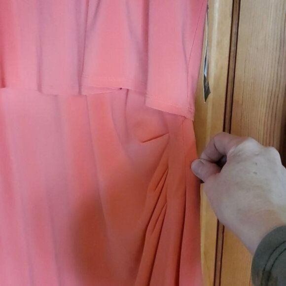 Lauren Ralph Lauren Lauren Ralph Lauren Peachy Orange Sleeveless Sheath Sz. 14 D Size XL / US 12-14 / IT 48-50 - 3 Thumbnail