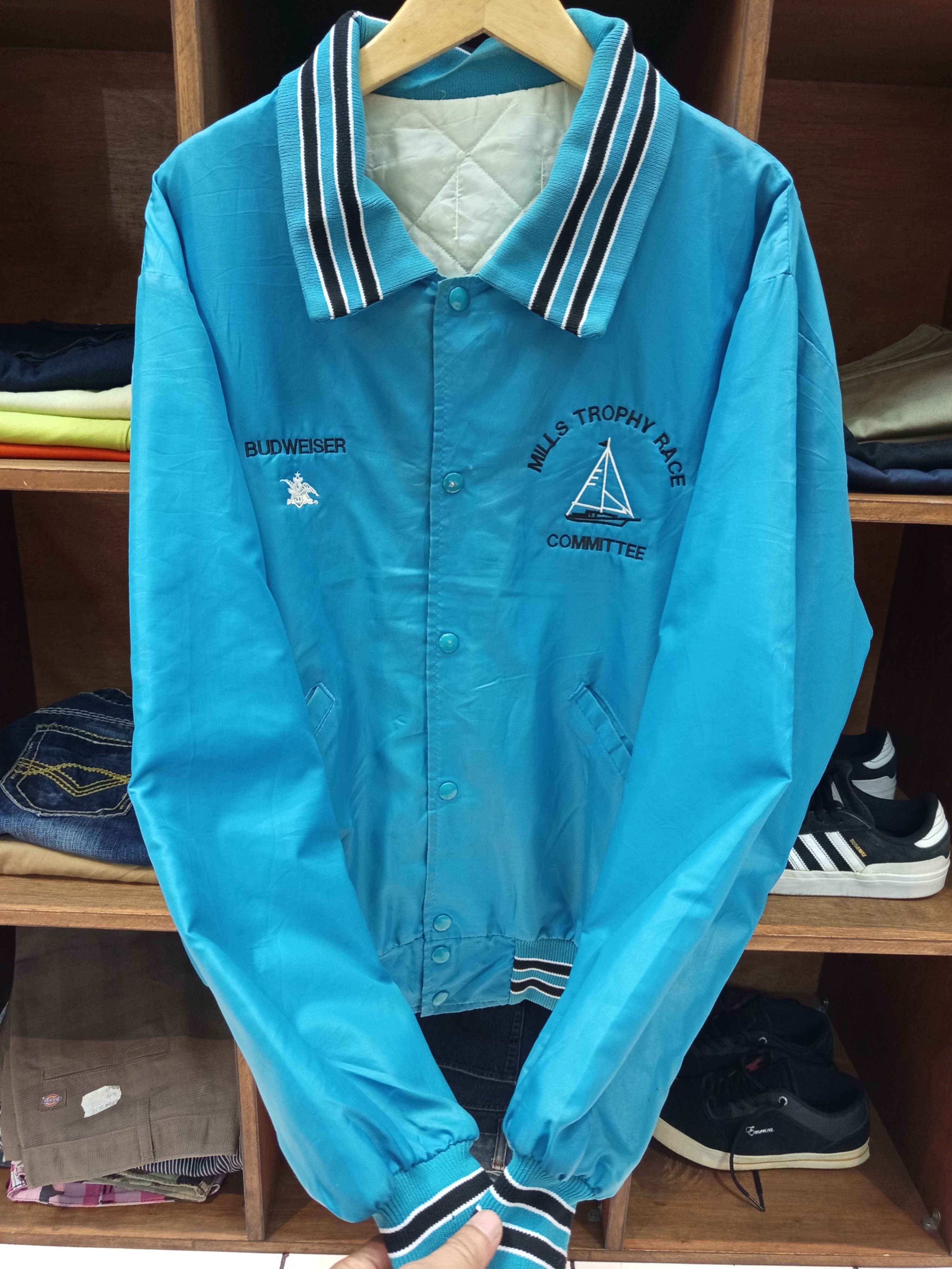 Budweiser 1990s Budweiser Mills Trophy Race Committee Jacket Size US L / EU 52-54 / 3 - 2 Thumbnail