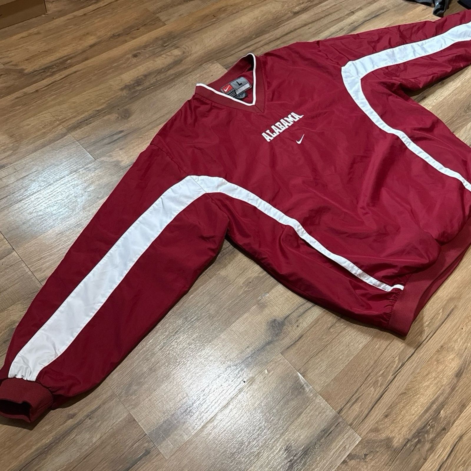 Nike 90s Nike Team Alabama Crimson Tide Clima Fit Windbreaker Size US L / EU 52-54 / 3 - 3 Thumbnail
