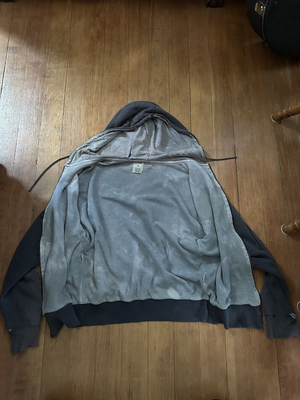 Dickies × Vintage Dickies vintage distressed faded zip up hoodie Size US M / EU 48-50 / 2 - 8 Thumbnail