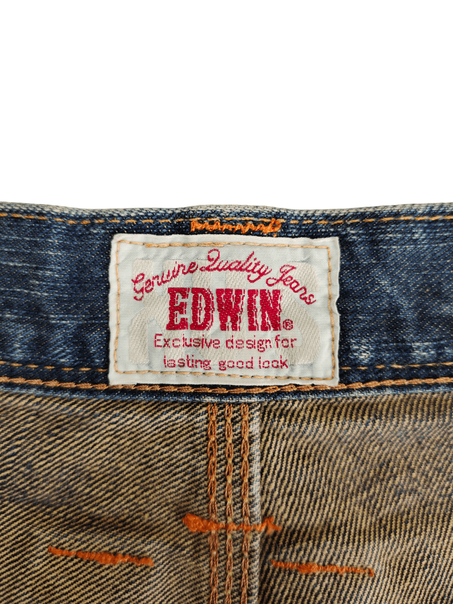 Comme des Garcons × Undercover Vintage Y2k Edwin Xv Double Waist Clawmark Denim Jeans Size US 35 - 17 Thumbnail