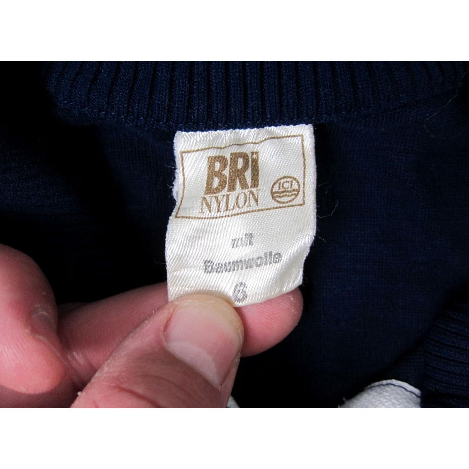 Vintage VINTAGE BRI Track Jacket Womens 6 Blue Full Zip Athletic Training 50s 60s Size M / US 6-8 / IT 42-44 - 3 Thumbnail